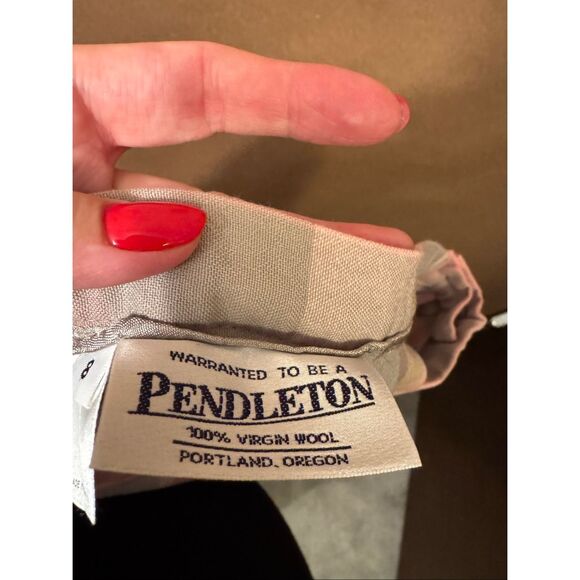 Vintage Pendleton Pastel Plaid Skirt - Picture 6 of 7